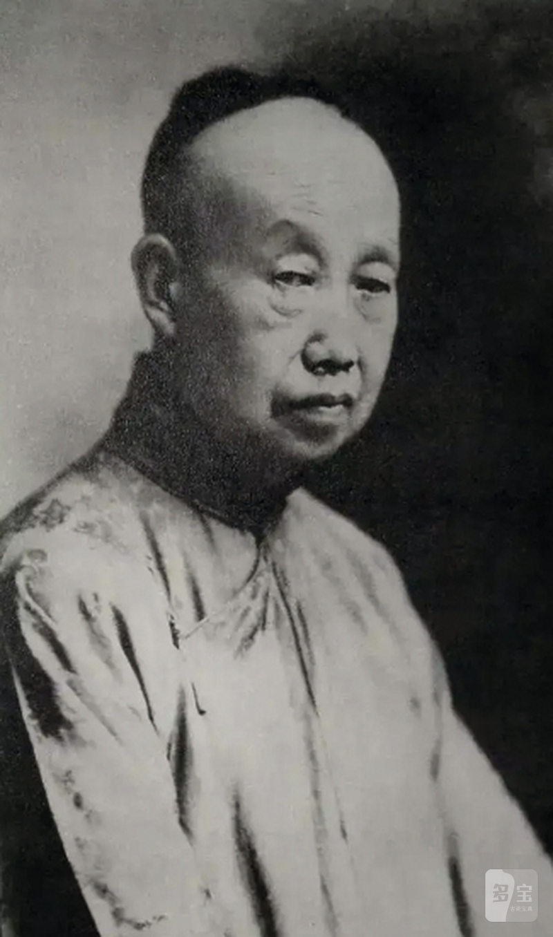 清 吴昌硕画高枝花卉镜片 - 图2